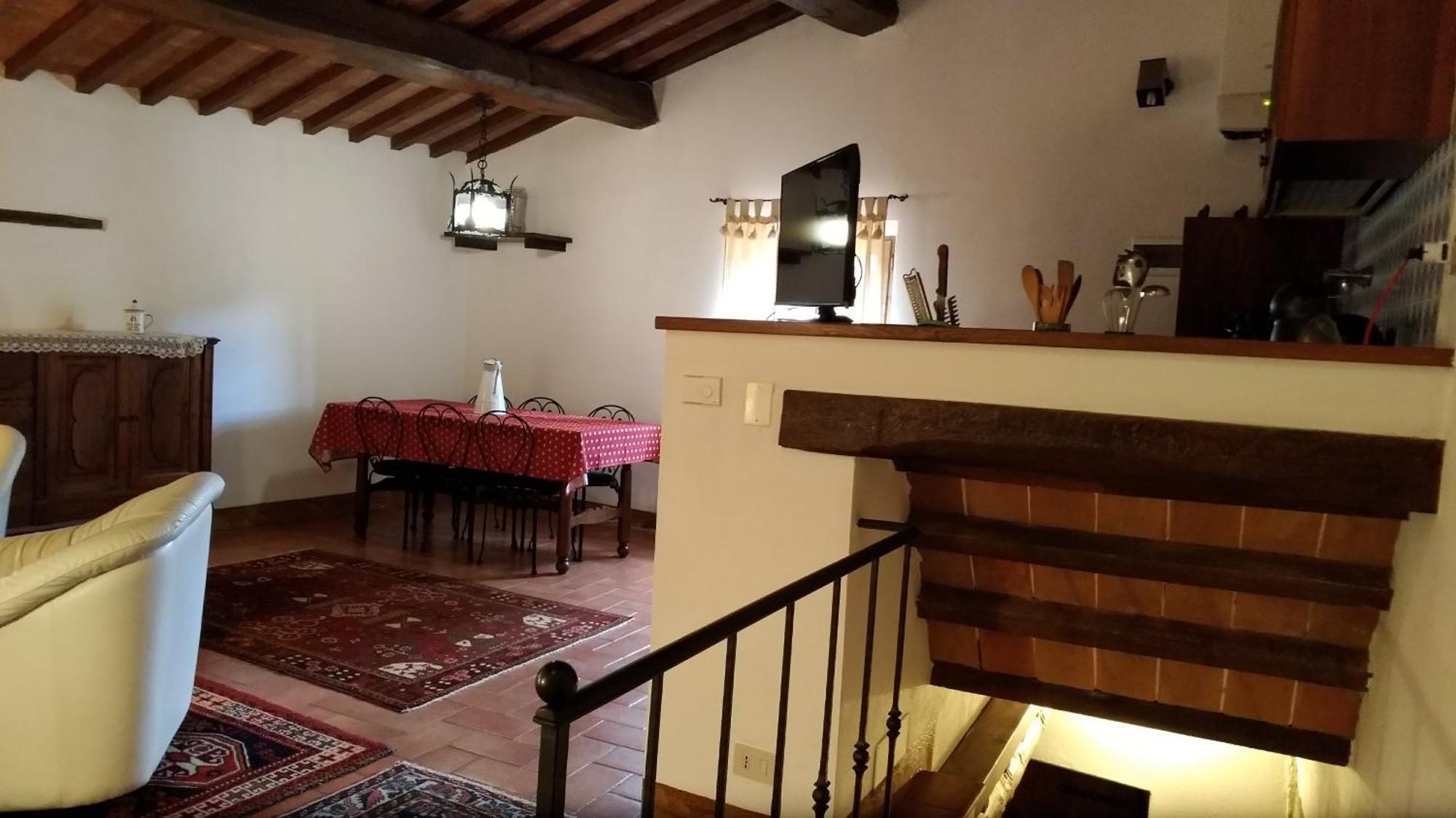 Villa La Nussa Capolona Zimmer foto